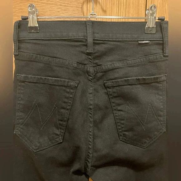 Mother Denim The Tripper Not Guilty (Black) Size 25 - Picture 7 of 8